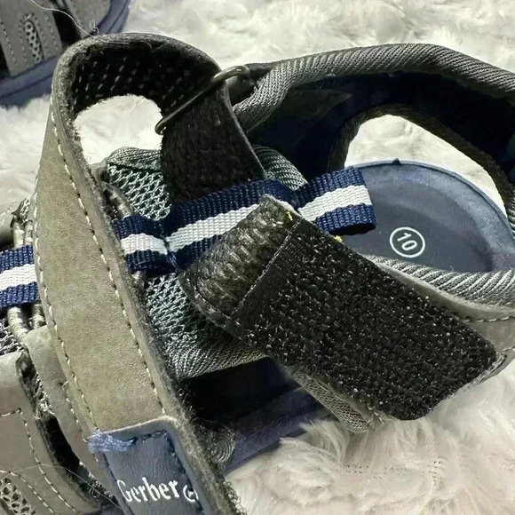 Gerber Boys Caged Grey Athletic Sandals - Picture 7 of 12